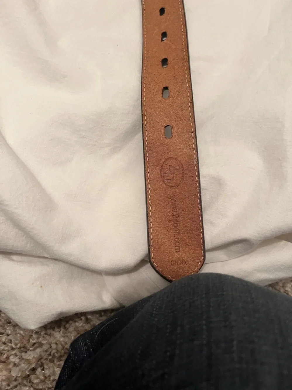 New Kids Leather Western Belt. 3D Belt Co. Brown Belt for youth. 18